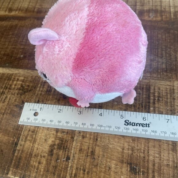 TY Beanie Ballz Rosa the Hamster Regular Size 5 inch Stuffed Ball Heart - Picture 6 of 7